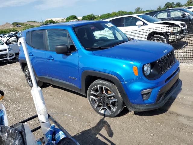 ZACNJAAB9LPL74319 - 2020 JEEP RENEGADE SPORT BLUE photo 4