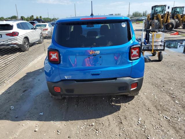 ZACNJAAB9LPL74319 - 2020 JEEP RENEGADE SPORT BLUE photo 6