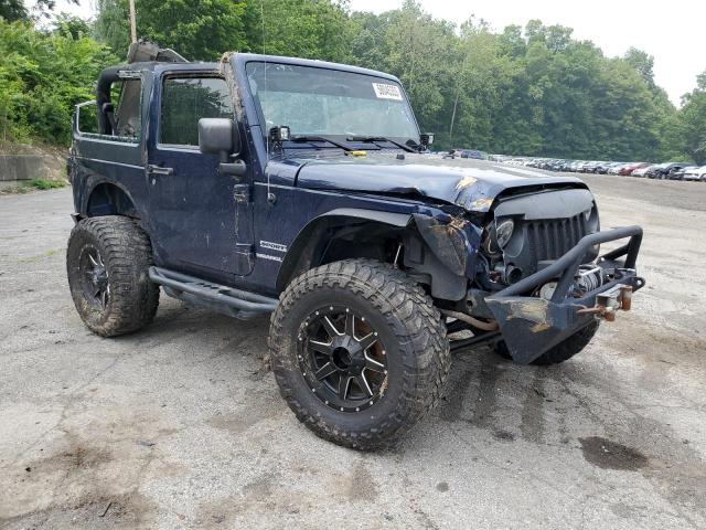 1C4GJWAG8DL615846 - 2013 JEEP WRANGLER SPORT BLUE photo 4