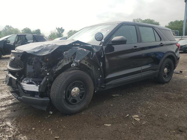 1FM5K8AC0MNA11740 - 2021 FORD EXPLORER POLICE INTERCEPTOR BLACK photo 1