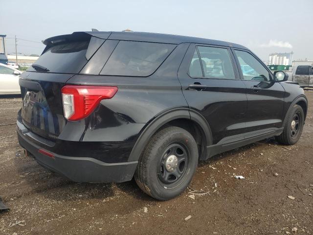 1FM5K8AC0MNA11740 - 2021 FORD EXPLORER POLICE INTERCEPTOR BLACK photo 3