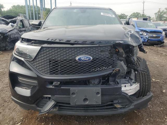 1FM5K8AC0MNA11740 - 2021 FORD EXPLORER POLICE INTERCEPTOR BLACK photo 5