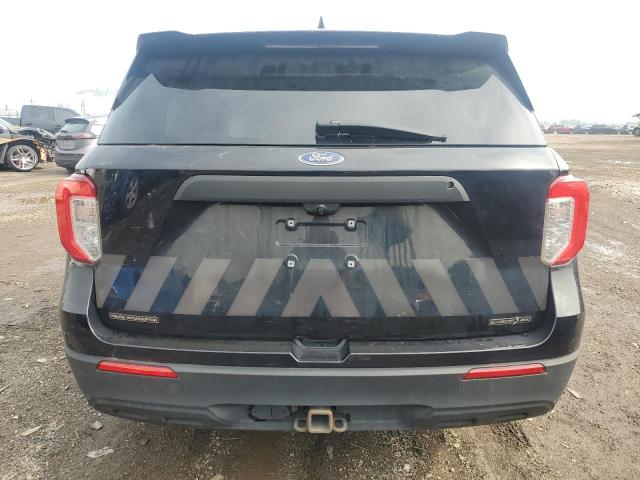 1FM5K8AC0MNA11740 - 2021 FORD EXPLORER POLICE INTERCEPTOR BLACK photo 6