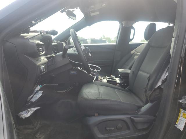 1FM5K8AC0MNA11740 - 2021 FORD EXPLORER POLICE INTERCEPTOR BLACK photo 7