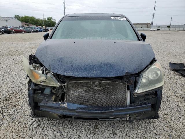5FNRL38789B404194 - 2009 HONDA ODYSSEY EXL BLUE photo 5