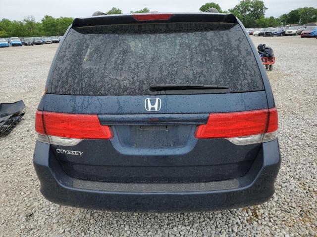 5FNRL38789B404194 - 2009 HONDA ODYSSEY EXL BLUE photo 6