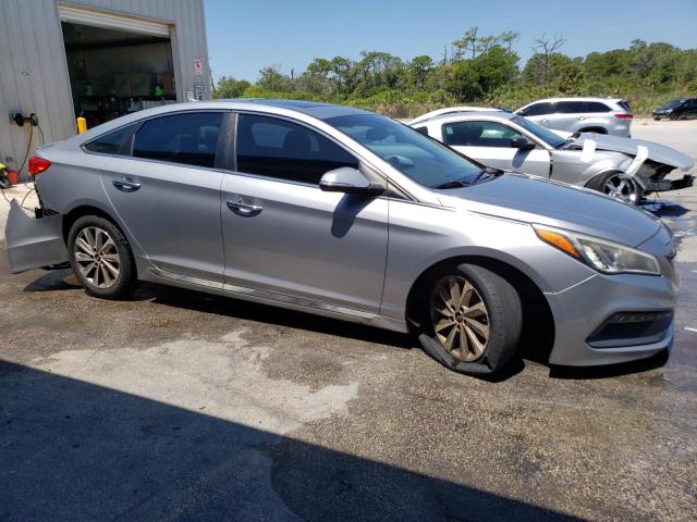 5NPE34AF7GH397758 - 2016 HYUNDAI SONATA SPORT SILVER photo 4