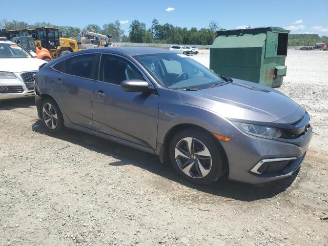 19XFC2F67KE037288 - 2019 HONDA CIVIC LX GRAY photo 4