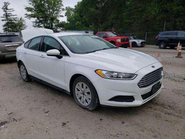 3FA6P0G78ER158351 - 2014 FORD FUSION S WHITE photo 4