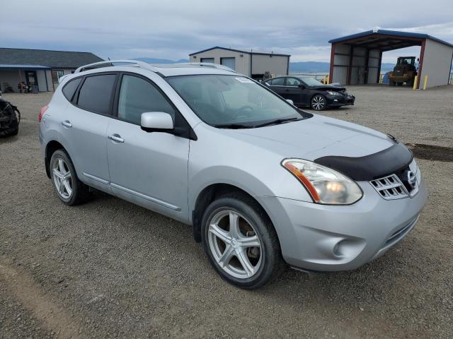 JN8AS5MV2DW138955 - 2013 NISSAN ROGUE S 银色 照片 4