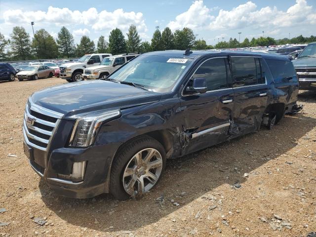 1GYS4HKJ8KR343956 - 2019 CADILLAC ESCALADE ESV LUXURY BLUE photo 1