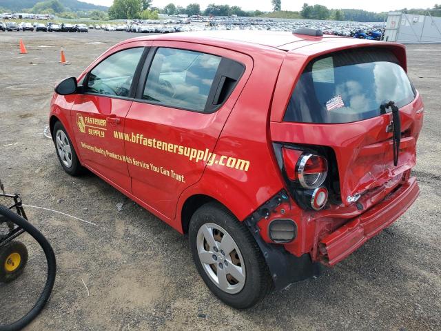 1G1JA6SH8F4113535 - 2015 CHEVROLET SONIC LS 红色 照片 2