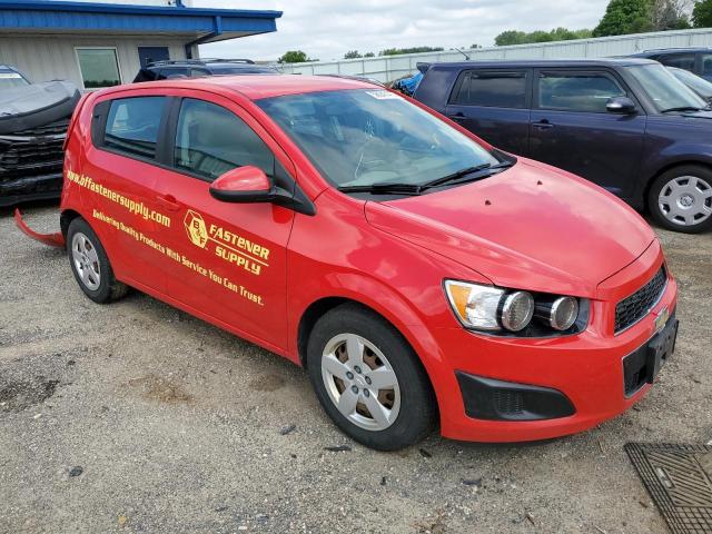 1G1JA6SH8F4113535 - 2015 CHEVROLET SONIC LS 红色 照片 4