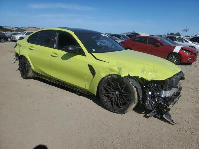WBS43AY01PFN30318 - 2023 BMW M3 COMPETITION GREEN photo 4