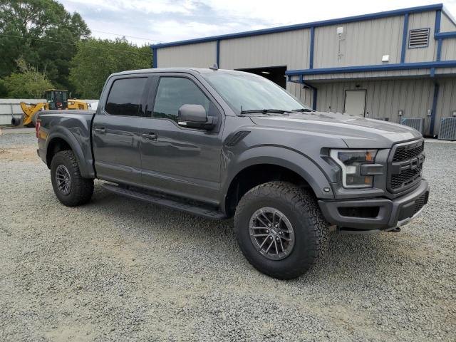 1FTFW1RG1KFA78043 - 2019 FORD F150 RAPTOR GRAY photo 4