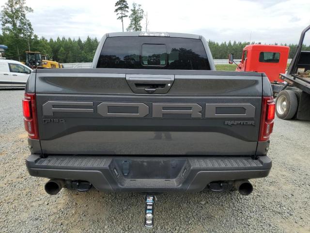 1FTFW1RG1KFA78043 - 2019 FORD F150 RAPTOR GRAY photo 6