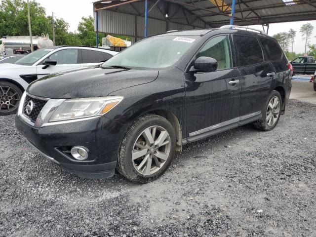 5N1AR2MN3EC730482 - 2014 NISSAN PATHFINDER S BLACK photo 1