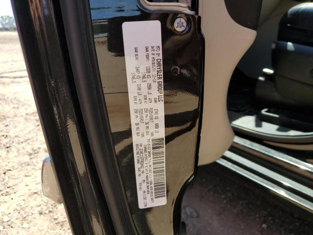 2C4RC1CG7FR620422 - 2015 CHRYSLER TOWN & COU TOURING L BLACK photo 12