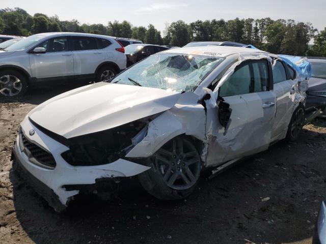 3KPF34AD6ME414715 - 2021 KIA FORTE GT LINE WHITE photo 1