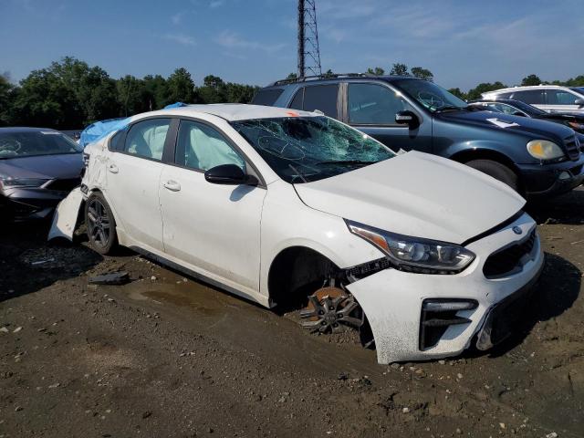 3KPF34AD6ME414715 - 2021 KIA FORTE GT LINE WHITE photo 4