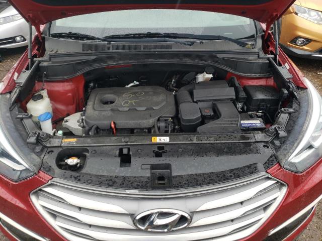 5XYZTDLB7HG492843 - 2017 HYUNDAI SANTA FE S წითელი ფოტო 11