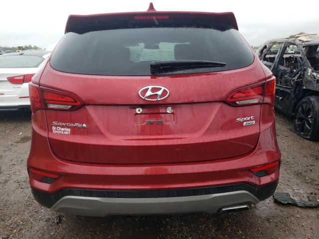 5XYZTDLB7HG492843 - 2017 HYUNDAI SANTA FE S წითელი ფოტო 6