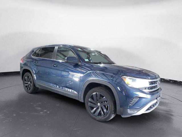 1V2HE2CA5NC224227 - 2022 VOLKSWAGEN ATLAS CROS SE ლურჯი ფოტო 4