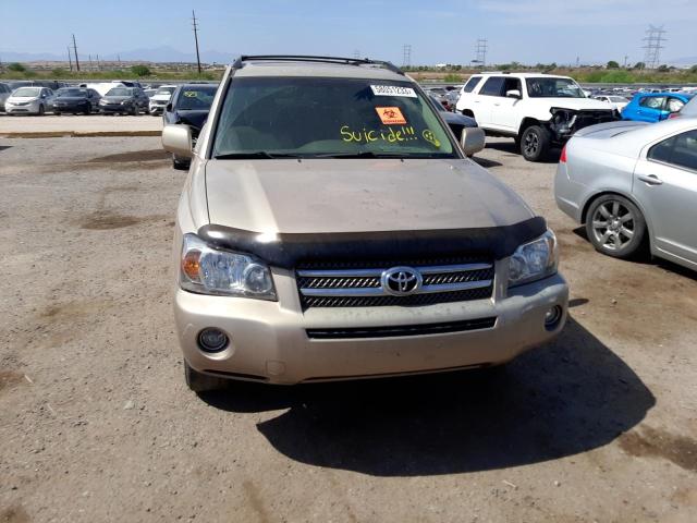 JTEDW21A560003211 - 2006 TOYOTA HIGHLANDER HYBRID TAN photo 5