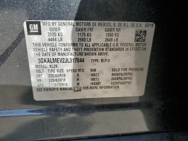 3GKALMEV2JL317844 - 2018 GMC TERRAIN SLE Grau Foto 13