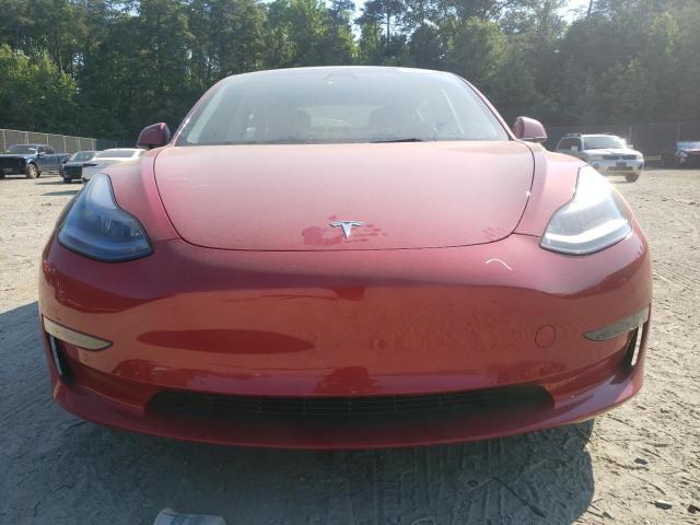 5YJ3E1EB7NF316454 - 2022 TESLA MODEL 3 RED photo 5