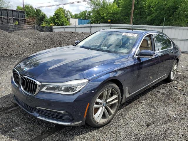 WBA7F2C5XGG415583 - 2016 BMW 750 XI BLUE photo 1