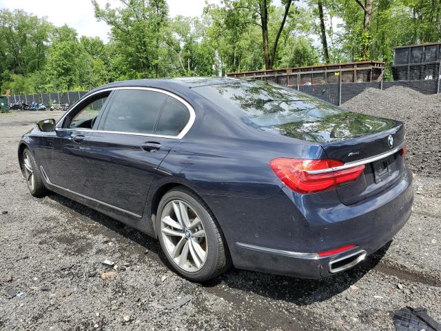 WBA7F2C5XGG415583 - 2016 BMW 750 XI BLUE photo 2