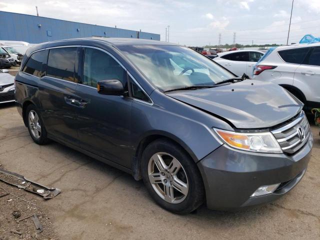 5FNRL5H99BB036434 - 2011 HONDA ODYSSEY TOURING GRAY photo 4