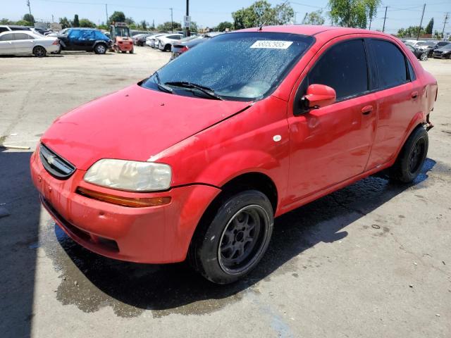 KL1TD56636B682497 - 2006 CHEVROLET AVEO BASE Qırmızı foto 1