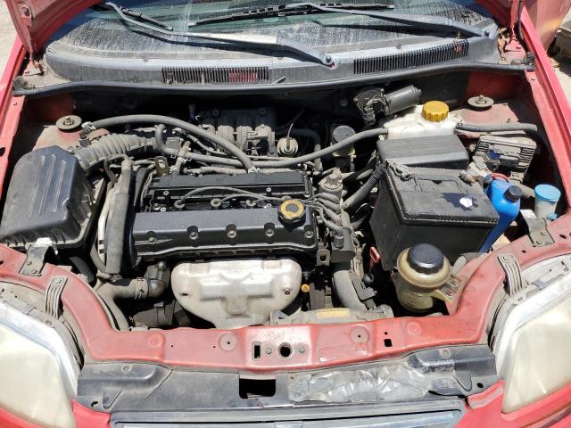KL1TD56636B682497 - 2006 CHEVROLET AVEO BASE Qırmızı foto 11