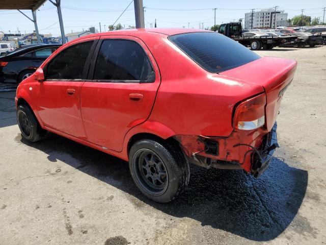 KL1TD56636B682497 - 2006 CHEVROLET AVEO BASE Qırmızı foto 2