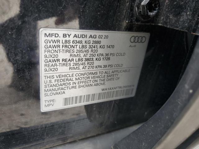 WA1AXAF79LD005876 - 2020 AUDI Q7 PREMIUM BLACK photo 14