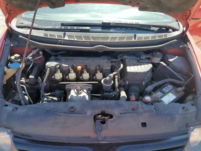 2HGFG12846H563752 - 2006 HONDA CIVIC EX RED photo 11