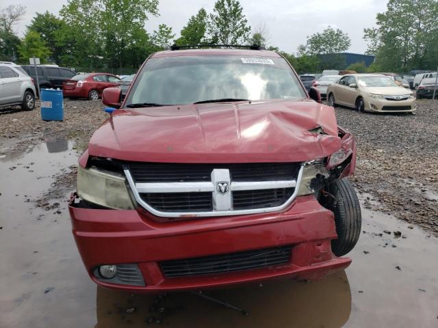 3D4PG5FV0AT101332 - 2010 DODGE JOURNEY SXT BURGUNDY photo 5