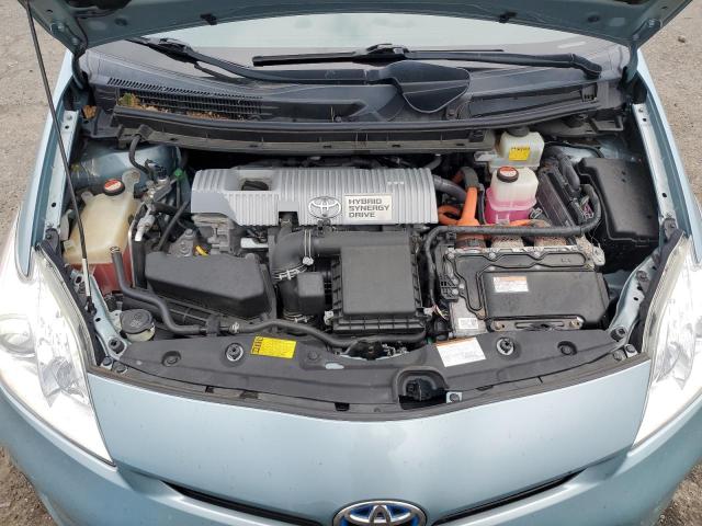 JTDKN3DU5F1887929 - 2015 TOYOTA PRIUS TURQUOISE photo 11