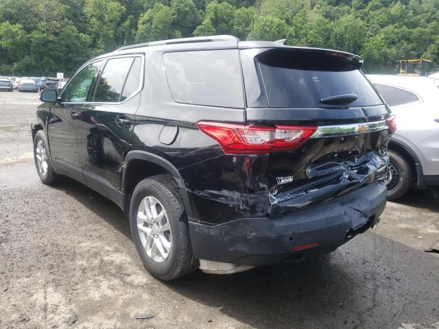 1GNEVGKW7LJ258796 - 2020 CHEVROLET TRAVERSE LT BLACK photo 2