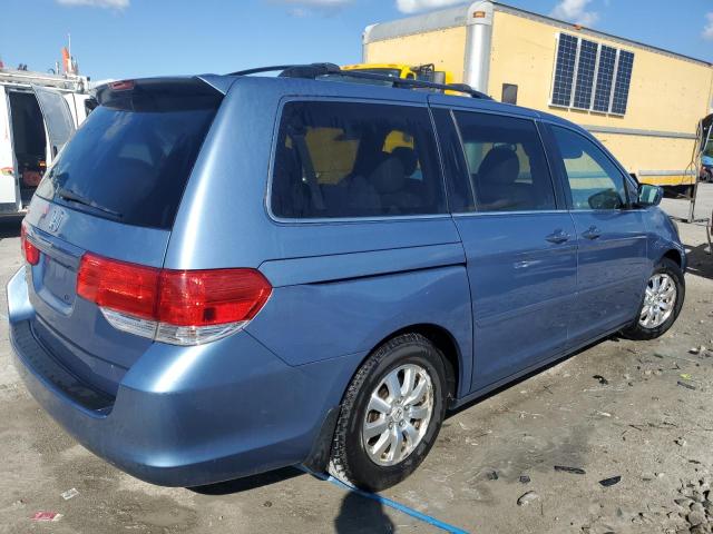 5FNRL38739B001160 - 2009 HONDA ODYSSEY EXL BLUE photo 3