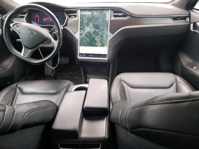 5YJSA1E27FF108843 - 2015 TESLA MODEL S Червоний фото 8