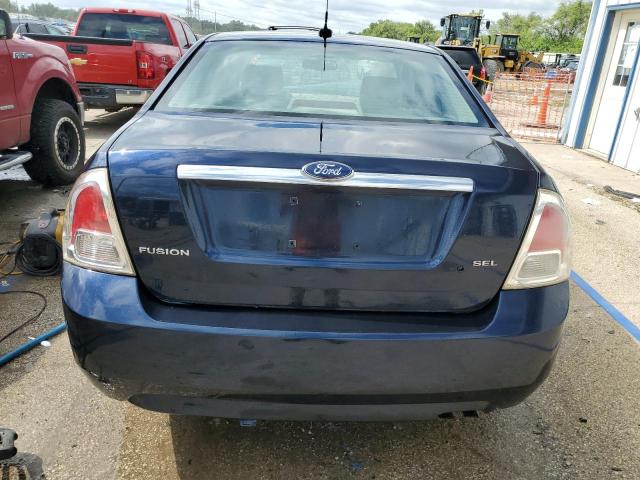 3FAHP08ZX8R263468 - 2008 FORD FUSION SEL BLUE photo 6