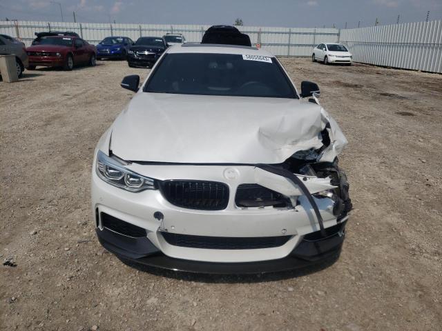 WBA3R5C58FK372400 - 2015 BMW 435 XI WHITE photo 5