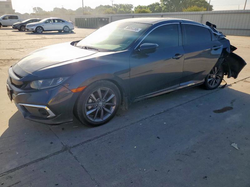 19XFC1F77LE007860 - 2020 HONDA CIVIC EXL BLUE photo 1