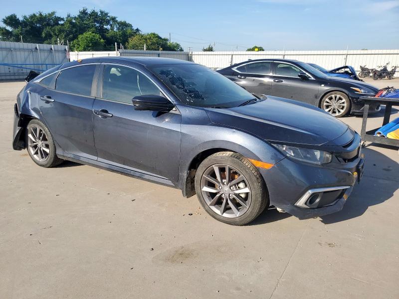 19XFC1F77LE007860 - 2020 HONDA CIVIC EXL BLUE photo 4