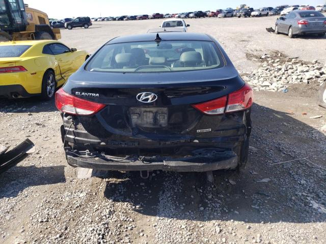 5NPDH4AE7DH403090 - 2013 HYUNDAI ELANTRA GLS BLACK photo 6