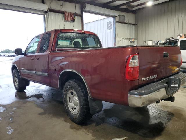 5TBBT44185S464855 - 2005 TOYOTA TUNDRA ACCESS CAB SR5 BURGUNDY photo 2