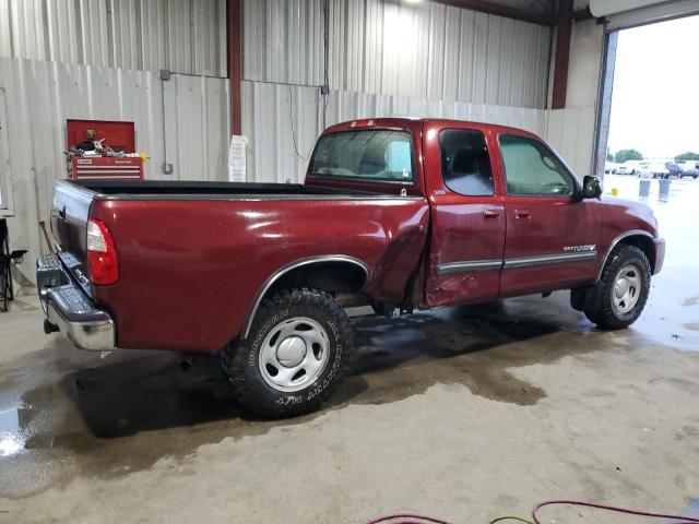 5TBBT44185S464855 - 2005 TOYOTA TUNDRA ACCESS CAB SR5 BURGUNDY photo 3